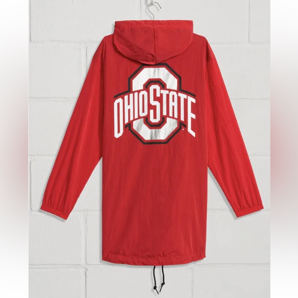 PINK VS Ohio State Long Full-Zip Anorak